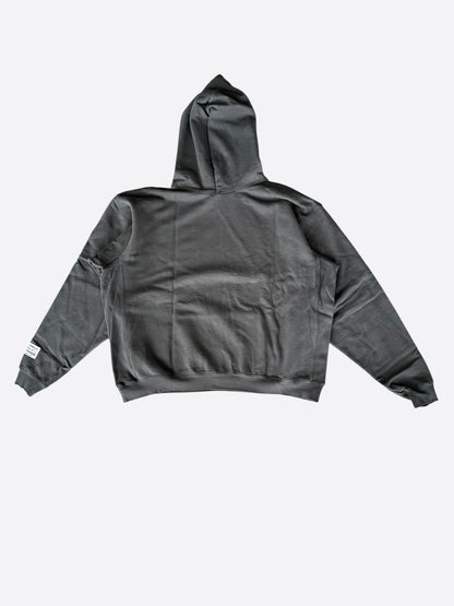 Gallery Dept Washed Black & Yellow Dept Logo Hoodie