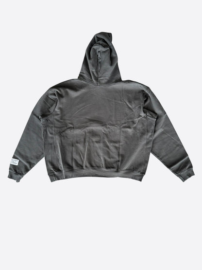 Gallery Dept Washed Black & Yellow Dept Logo Hoodie