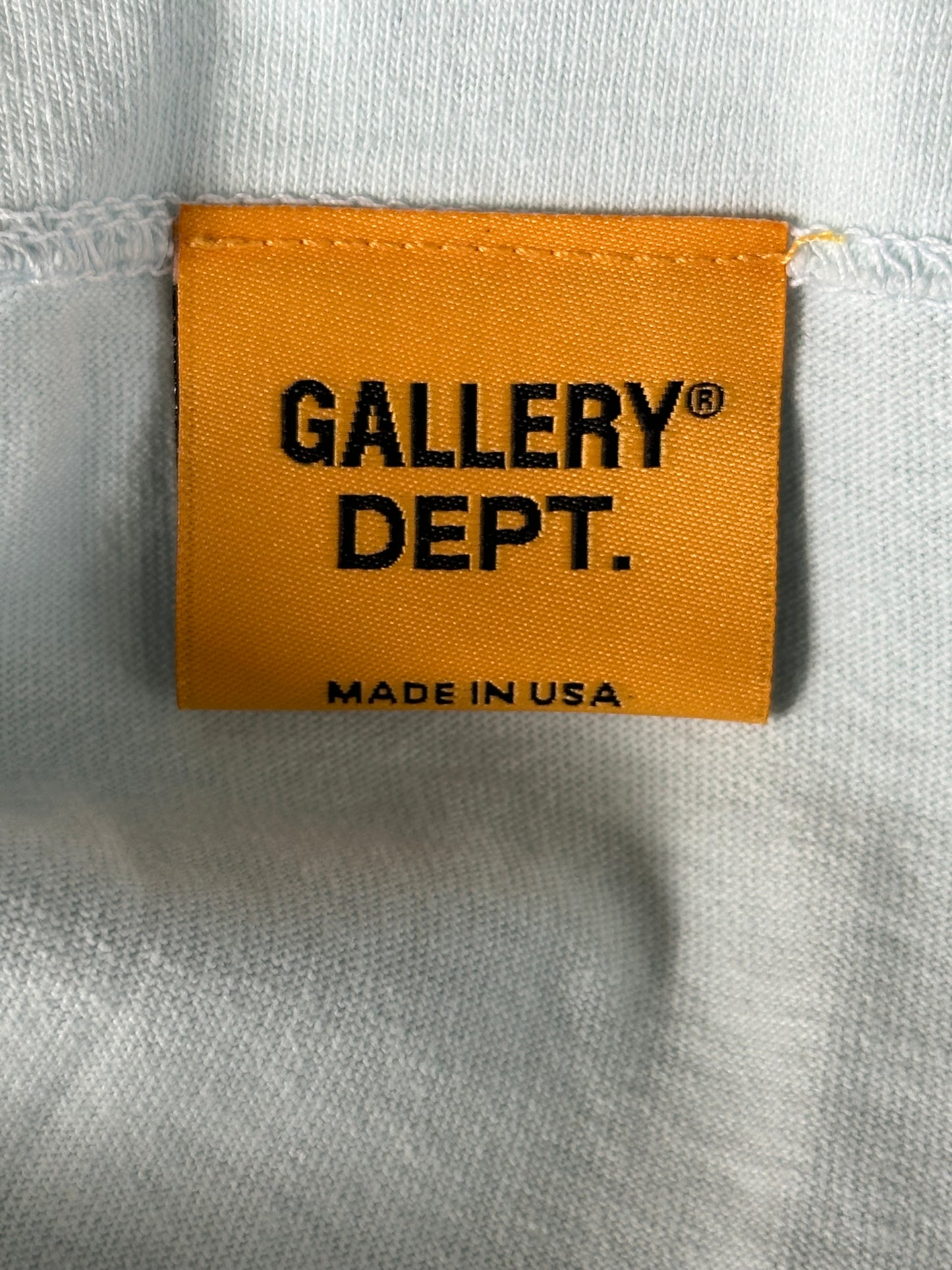Gallery Dept Light Blue & Navy Art Dept T-Shirt