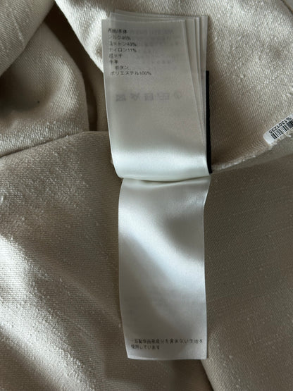 Louis Vuitton Beige Logo Button Up Shirt