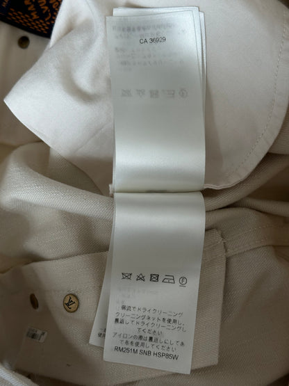 Louis Vuitton Beige Logo Baggy Pants