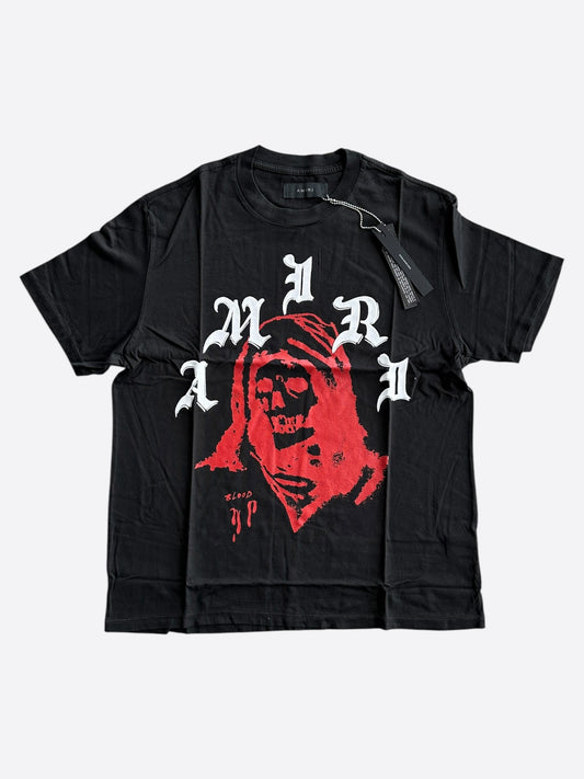 Amiri Wes Lang Black & Red Solar Kings T-Shirt