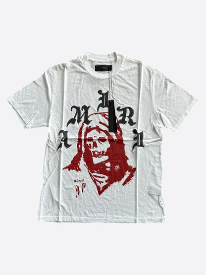 Amiri Wes Lang White & Red Solar Kings T-Shirt