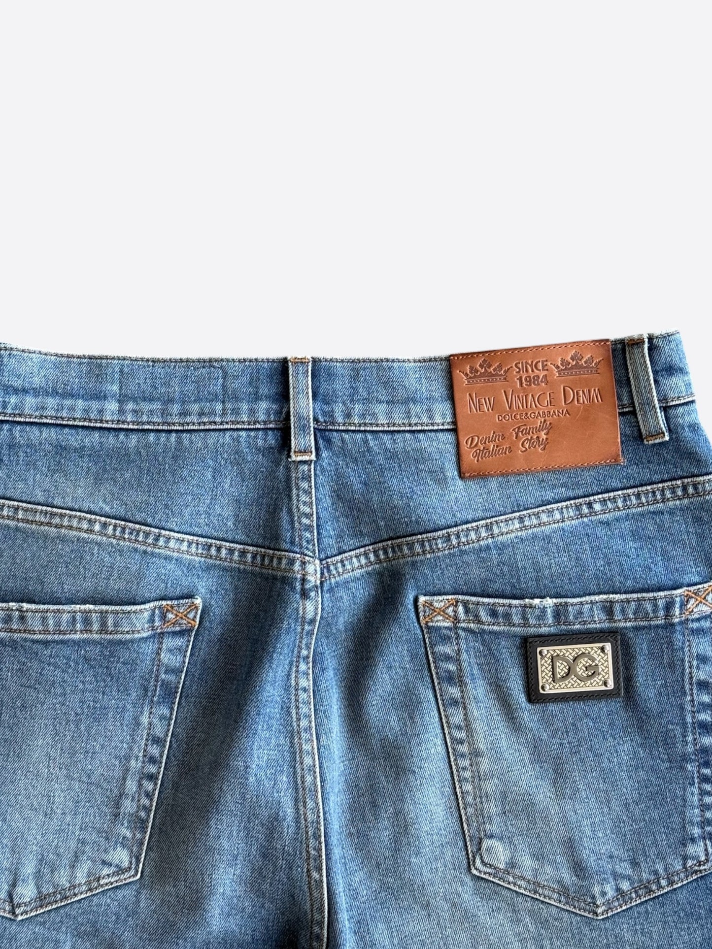 Dolce & Gabbana Blue Denim Jeans