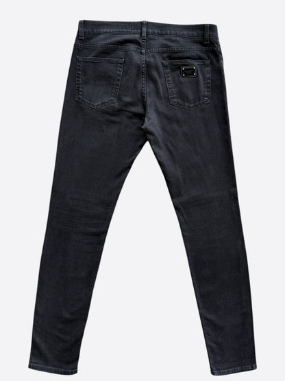 Dolce & Gabbana Black Skinny Denim Jeans