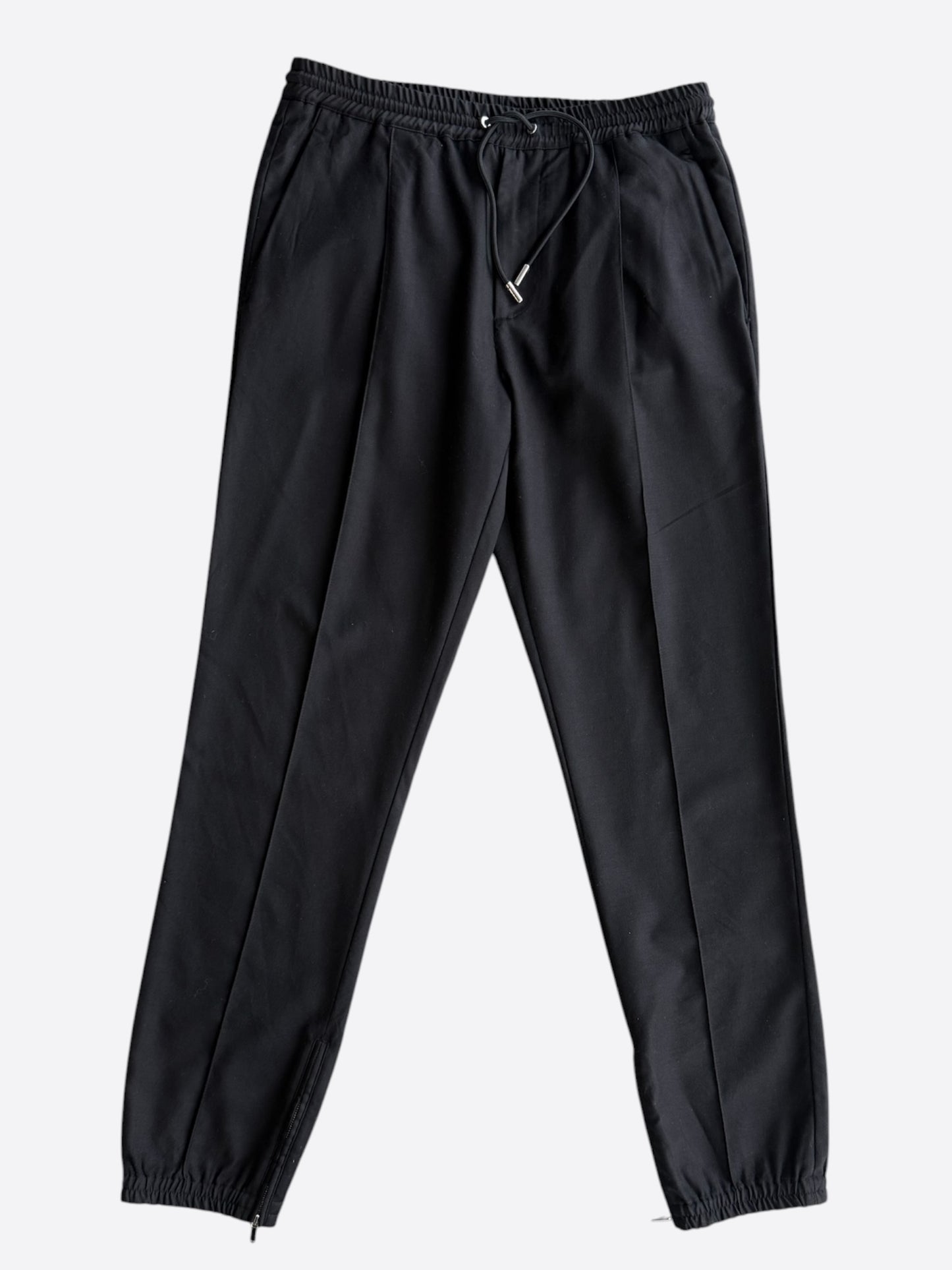 Dior Black Wool Jogger Pants