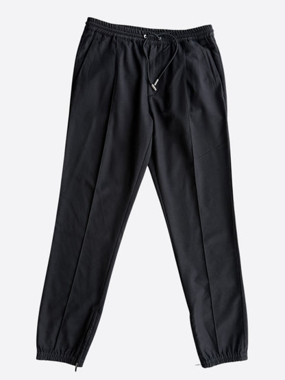 Dior Black Wool Jogger Pants