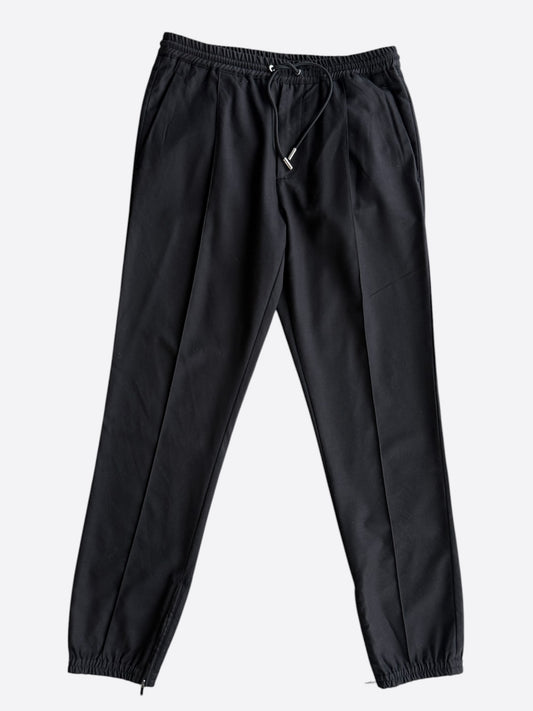 Dior Black Wool Jogger Pants