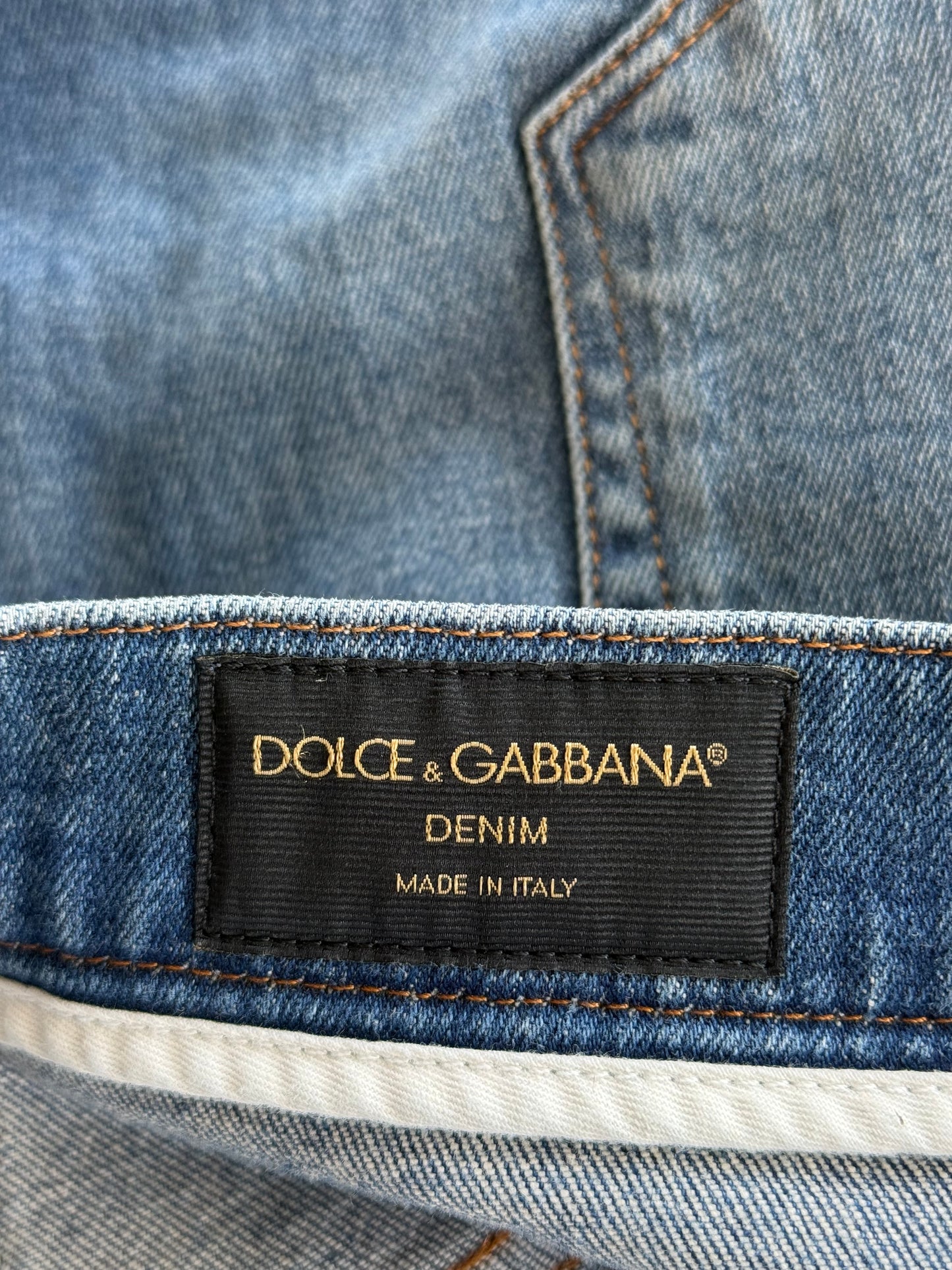 Dolce & Gabbana Blue Denim Jeans