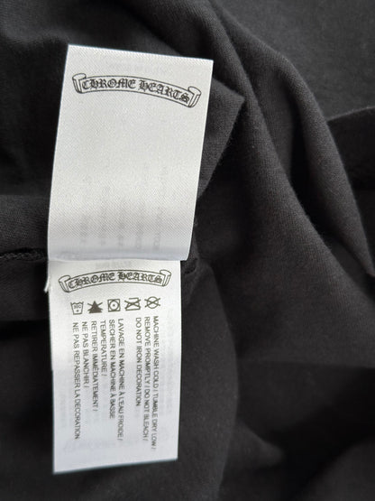 Chrome Hearts Black & White Miami Horseshoe Logo T-Shirt
