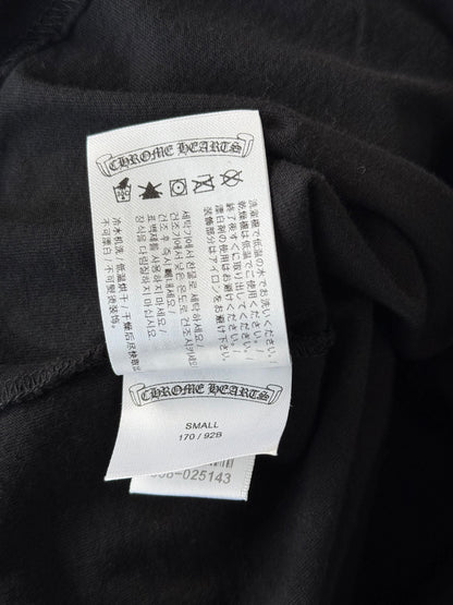 Chrome Hearts Black & Blue Neck Logo Longsleeve T-Shirt