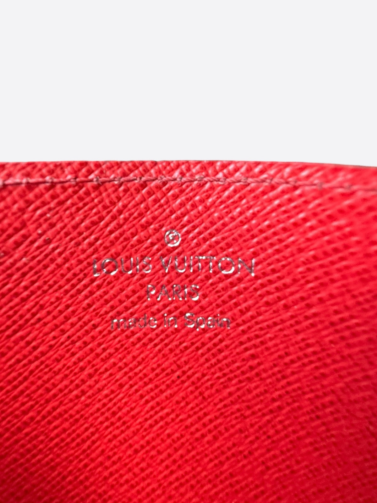 Louis Vuitton Supreme Red & White EPI Cardholder
