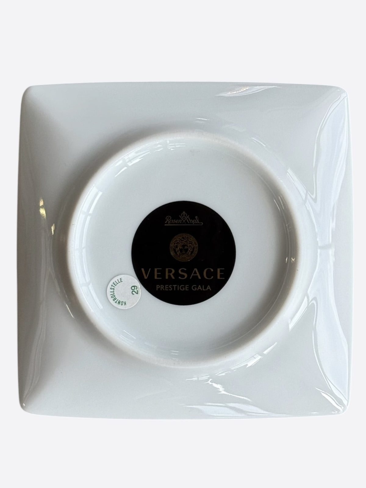 Versace White & Gold Prestige Gala Porcelain Valet Tray
