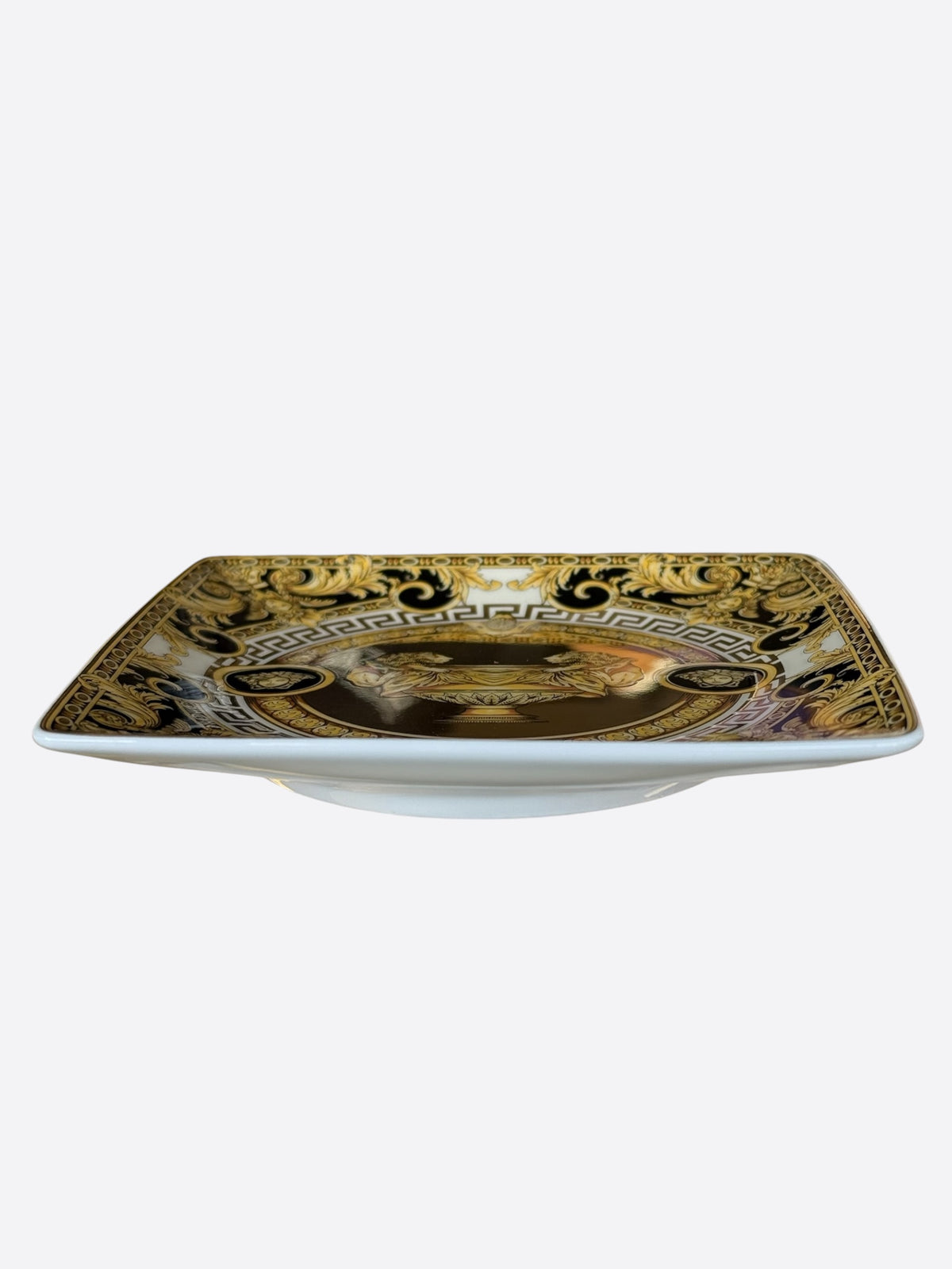 Versace White & Gold Prestige Gala Porcelain Valet Tray