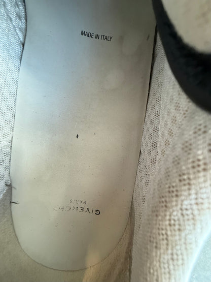Givenchy White, Black & Yellow Wing Sneakers