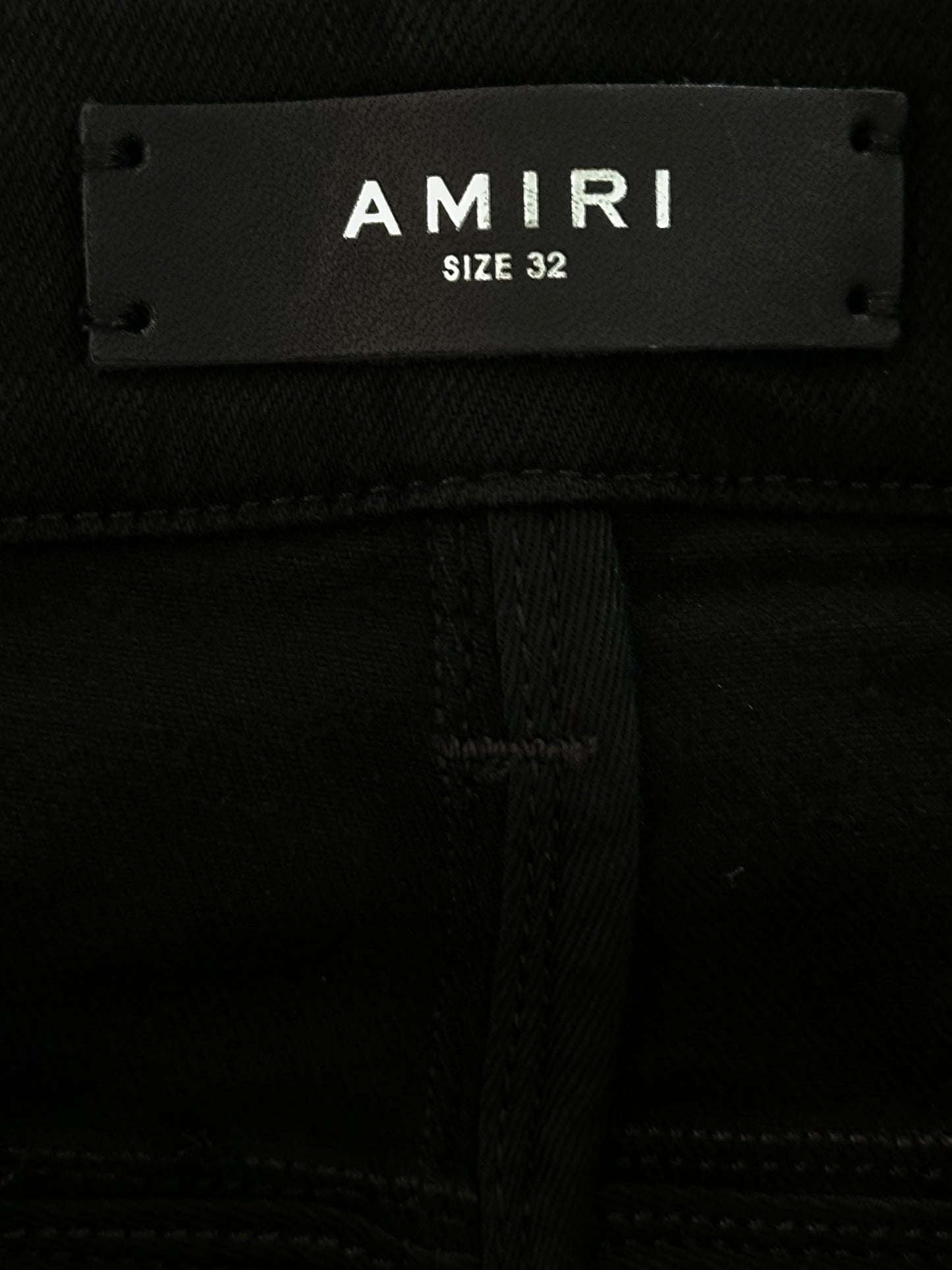 Amiri Black Coated MX1 Jeans