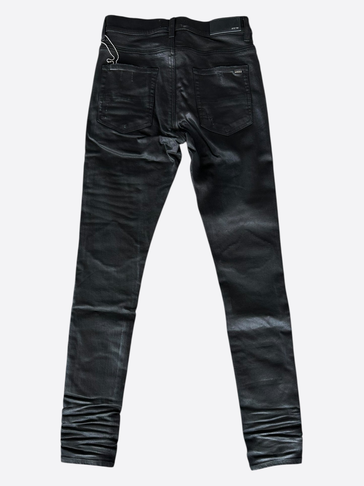 Amiri Black Coated MX1 Jeans