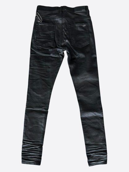 Amiri Black Coated MX1 Jeans