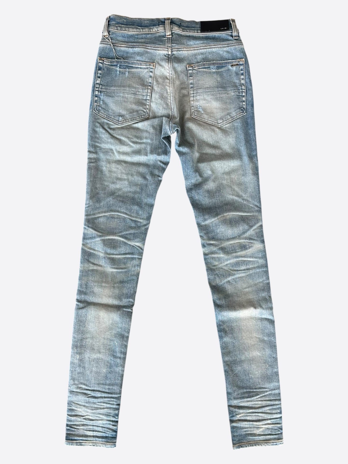 Amiri Clay Indigo Marble Patch MX1 Jeans