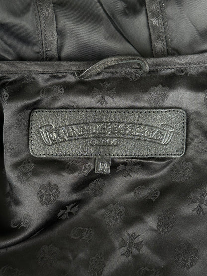 Chrome Hearts Black Nylon Cross Patch Parka Jacket