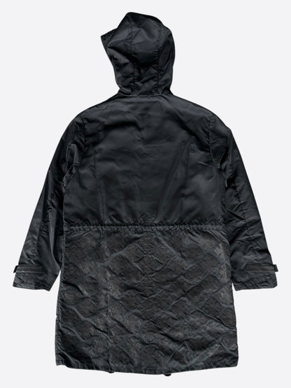 Chrome Hearts Black Nylon Cross Patch Parka Jacket