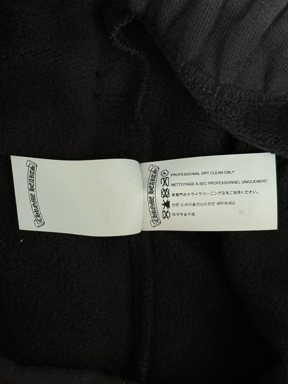 Chrome Hearts Black Triple Cross Patch Paper Jam Sweatpants