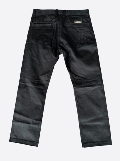 Chrome Hearts Black Cross Patch Chino Pants