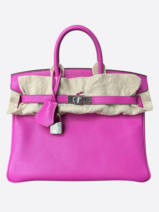 Hermes Pink Togo Birkin 25