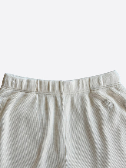 Chrome Hearts White Embroidered Logo Thermal Shorts