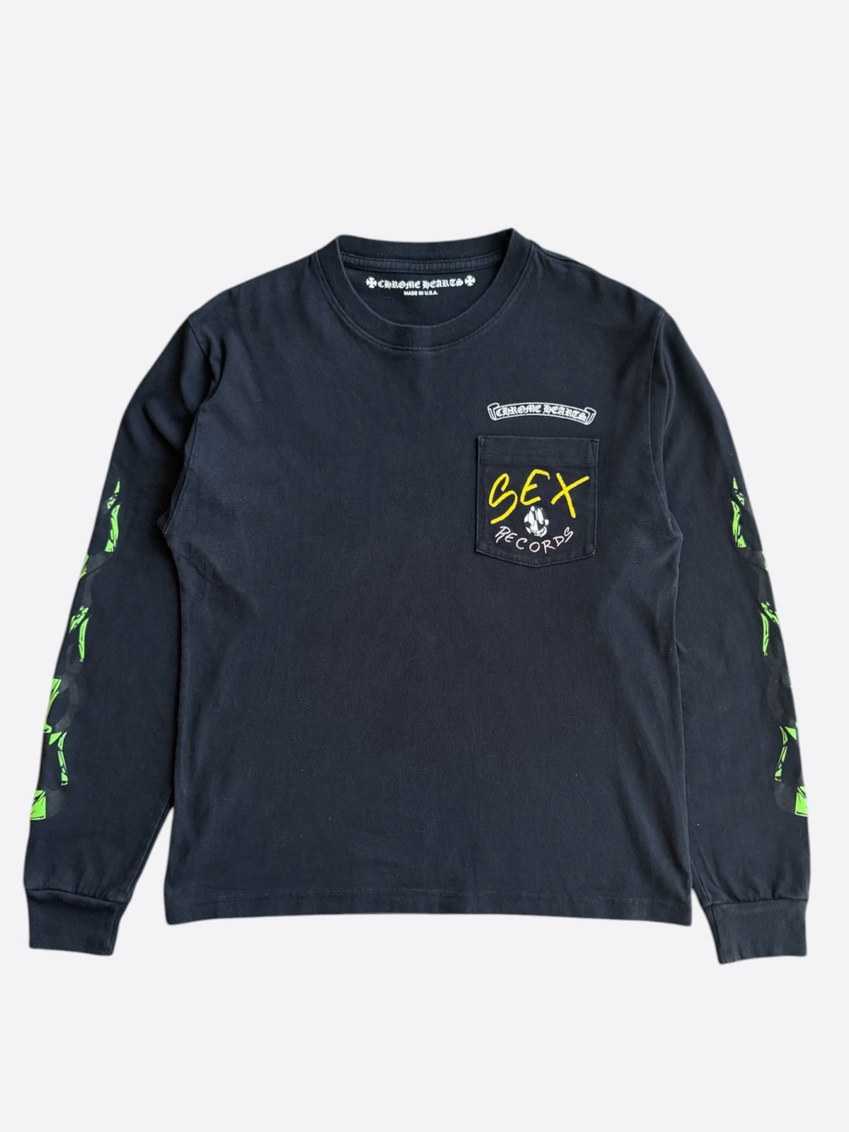 Chrome Hearts Black Matty Boy Stay Fast Longsleeve T-Shirt
