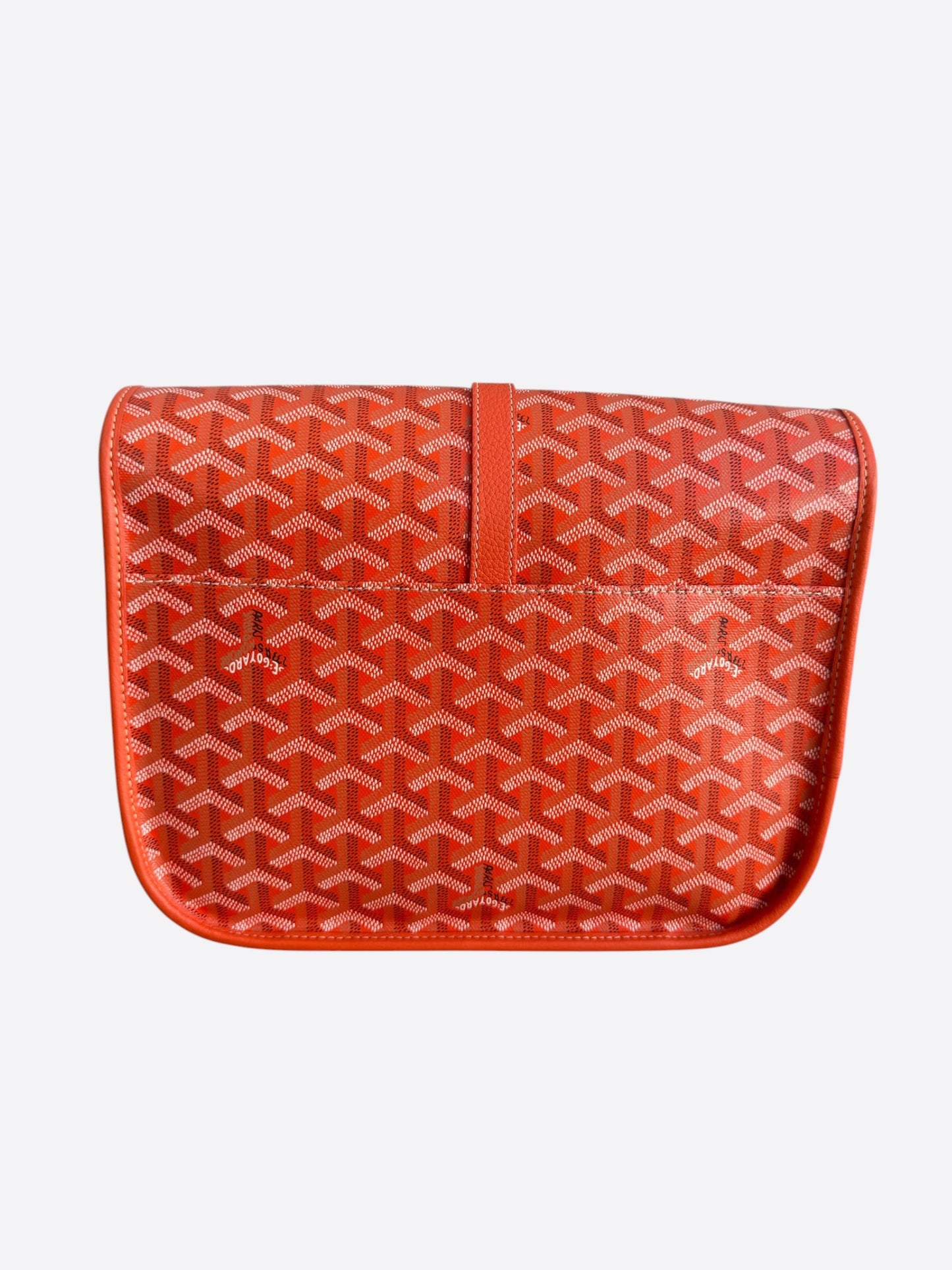Goyard Orange Belvedere MM Messenger Bag