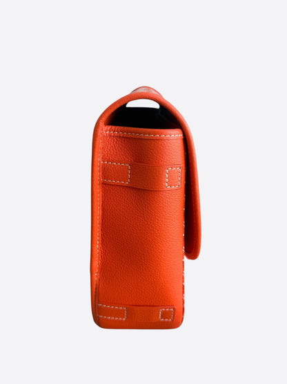 Goyard Orange Belvedere MM Messenger Bag