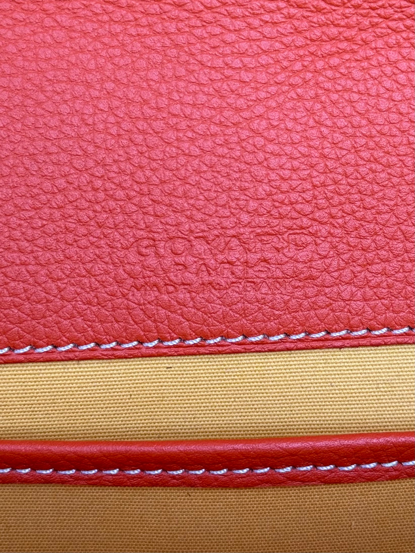 Goyard Orange Belvedere MM Messenger Bag