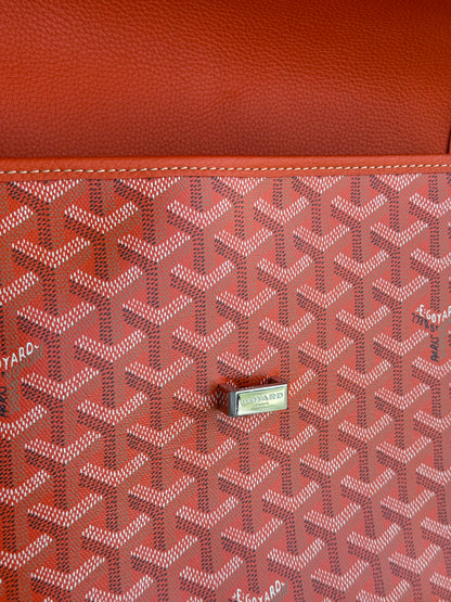 Goyard Orange Belvedere MM Messenger Bag