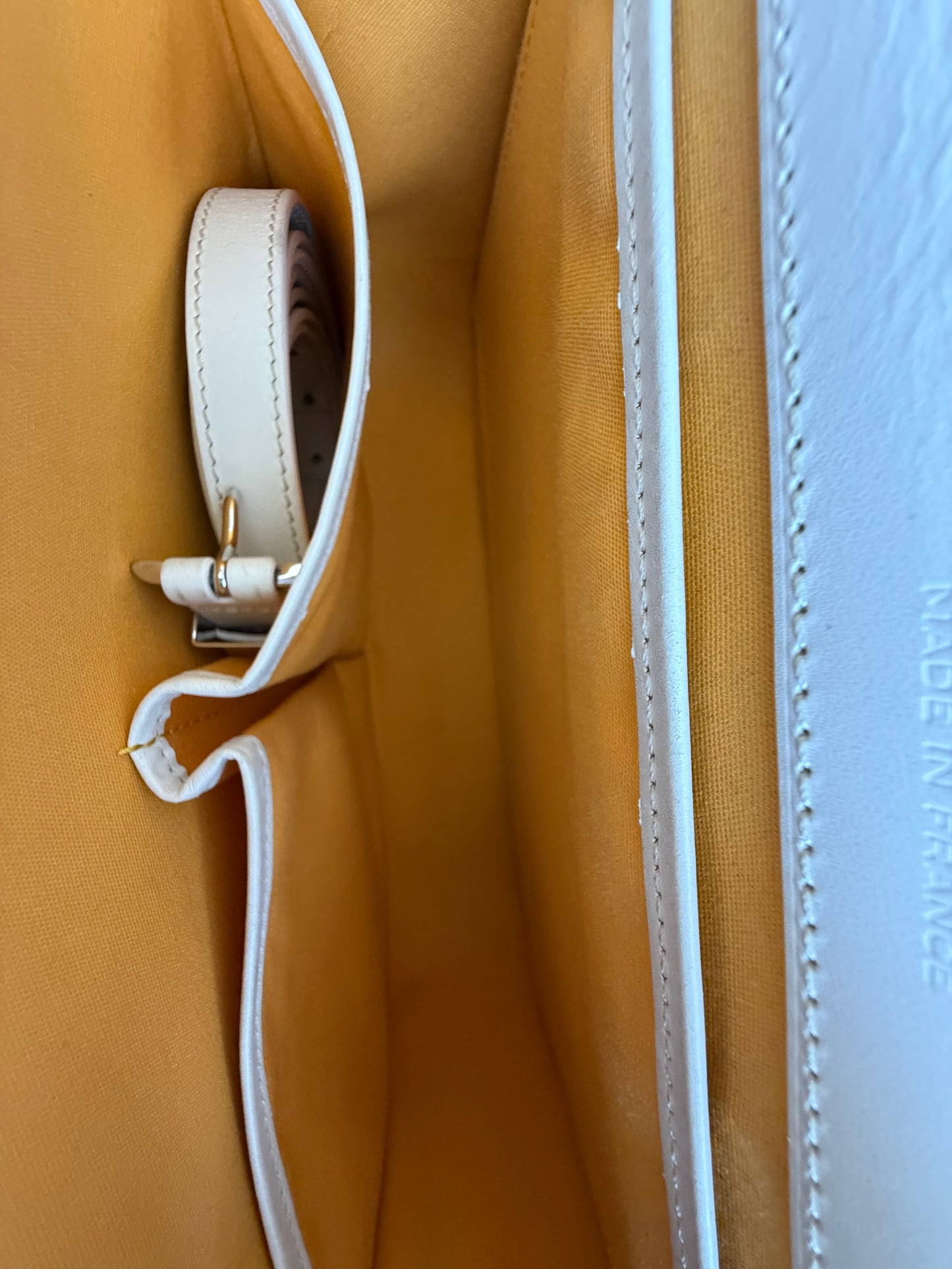 Goyard White Belvedere MM Messenger Bag