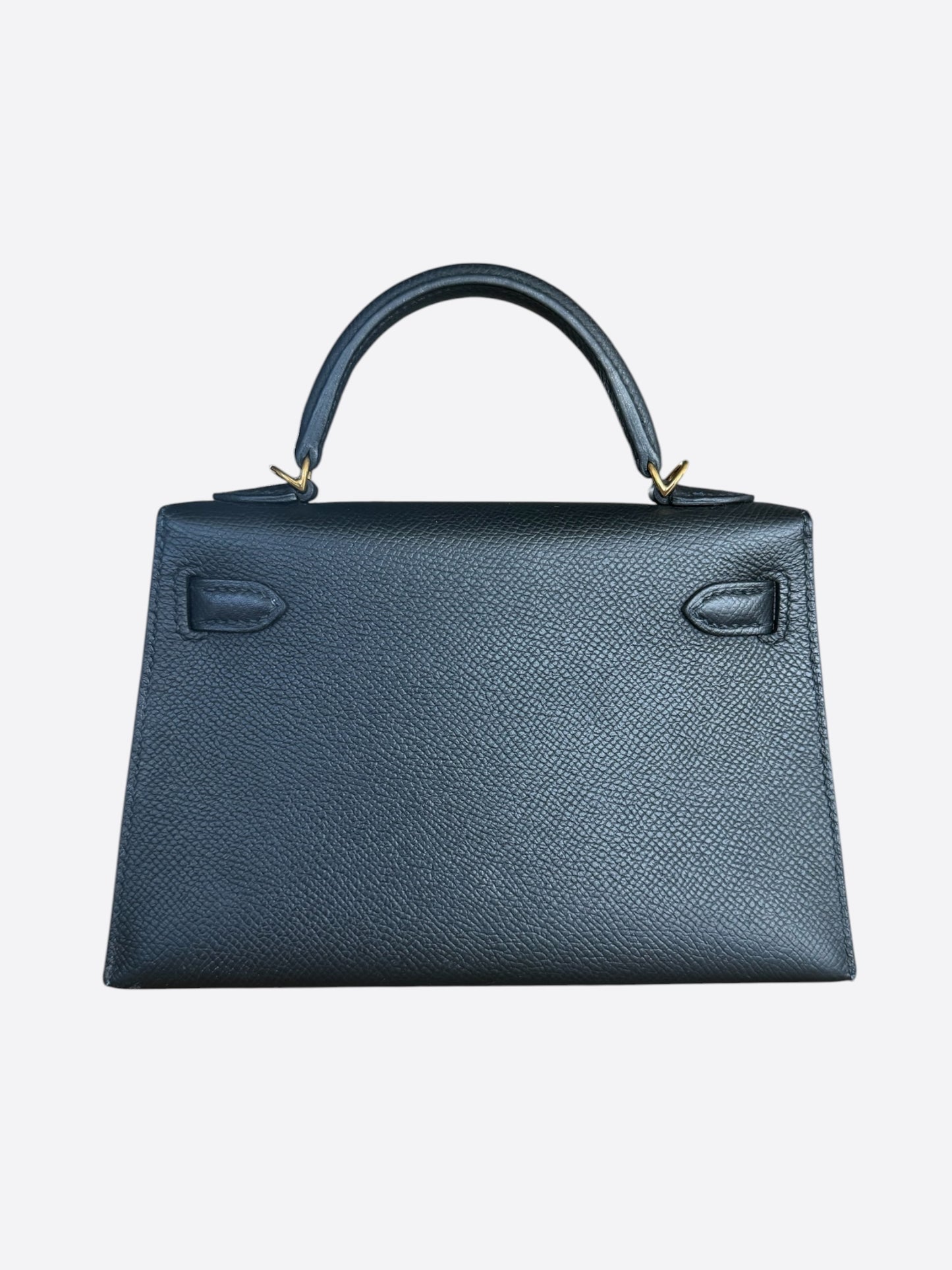 Hermes Black Epsom & Gold Hardware Mini Kelly 20