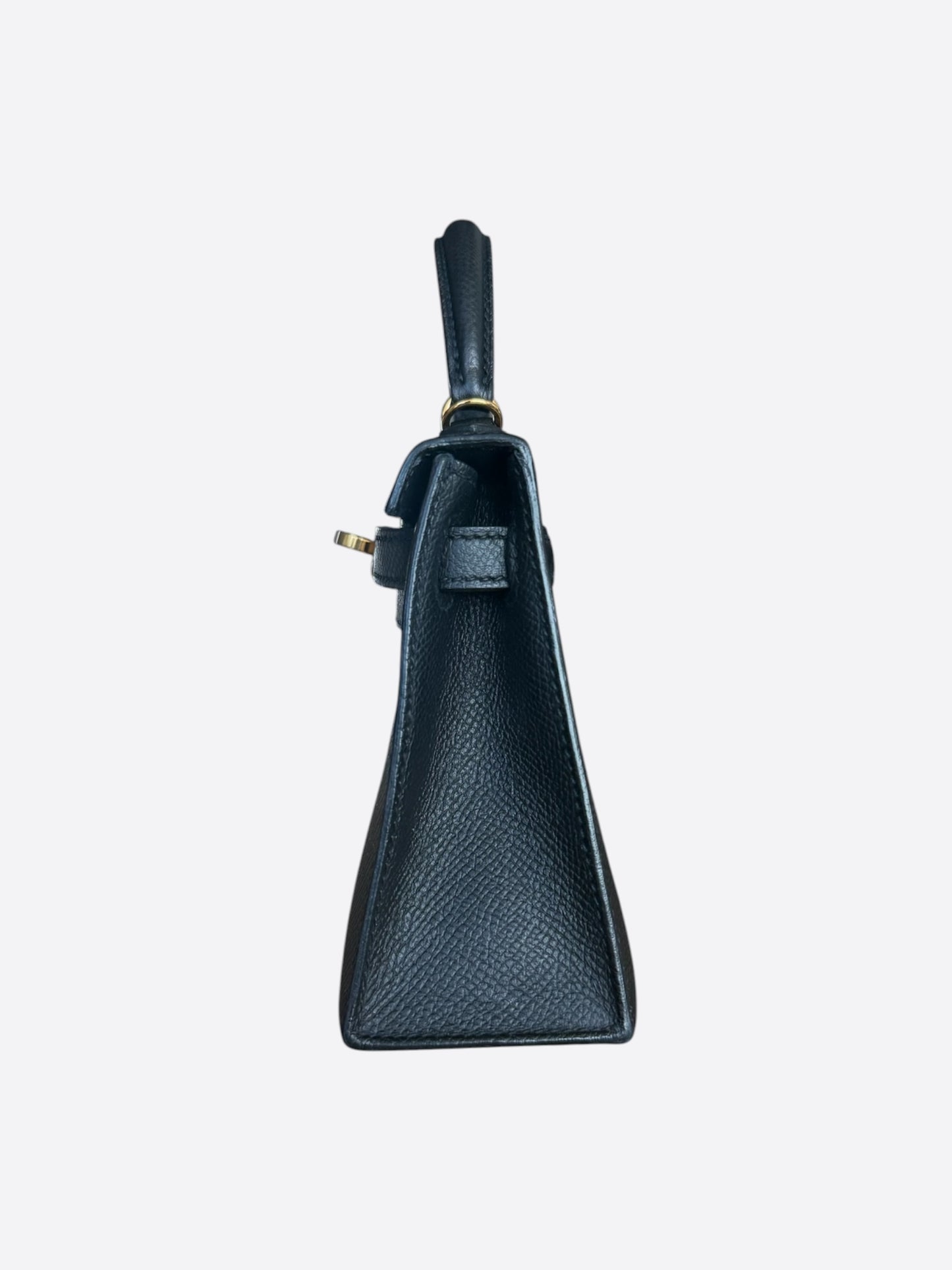 Hermes Black Epsom & Gold Hardware Mini Kelly 20
