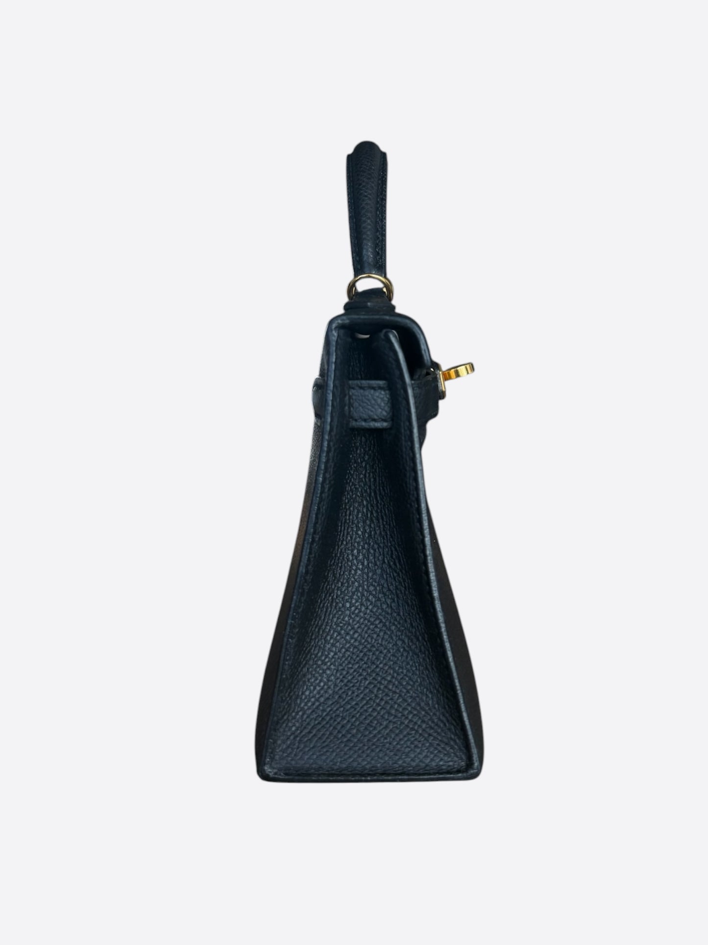 Hermes Black Epsom & Gold Hardware Mini Kelly 20