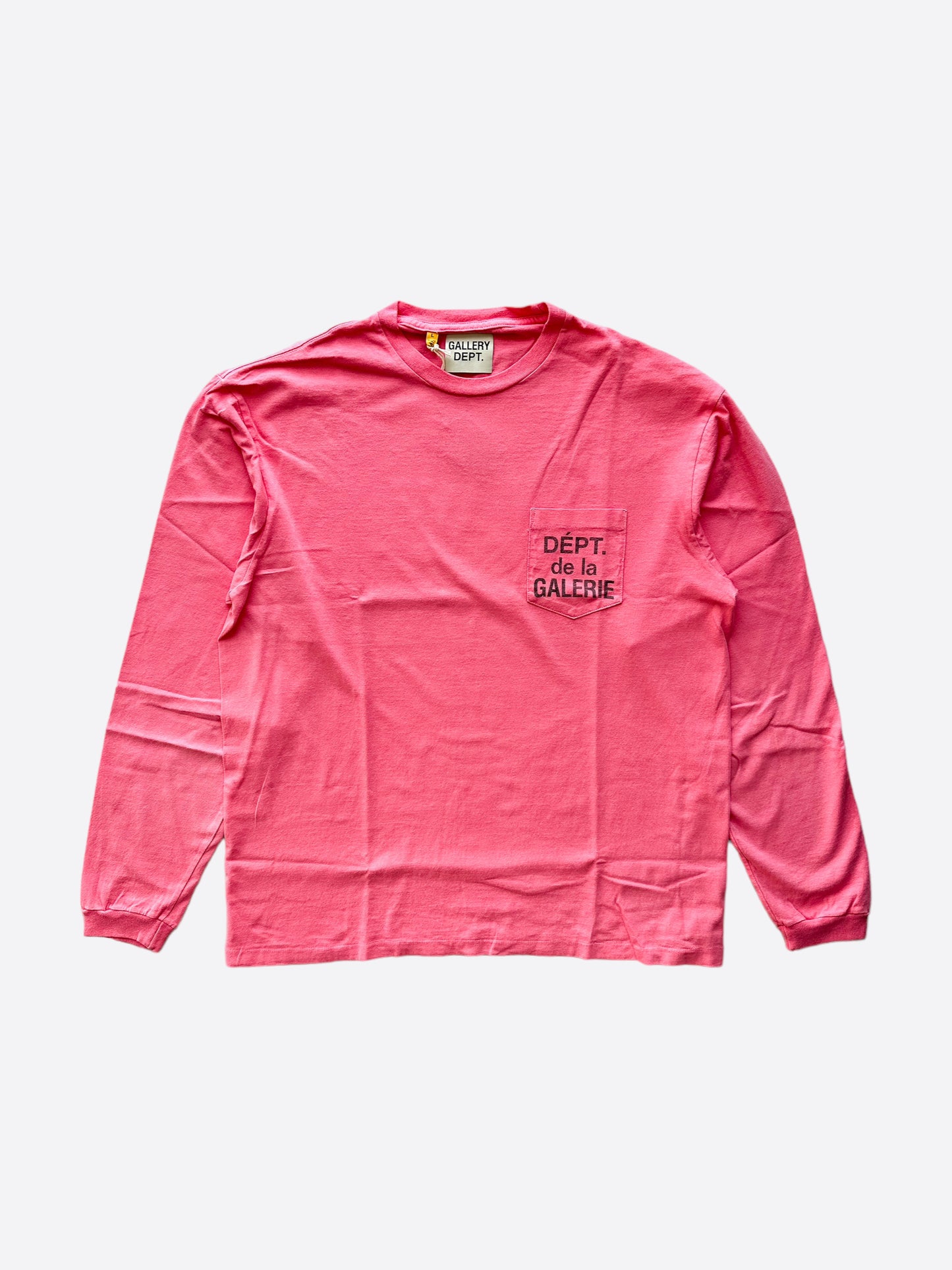 Gallery Dept Dusty Pink French Logo Longsleeve T-Shirt