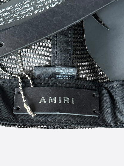 Amiri Brown & Black Logo Trucker Hat
