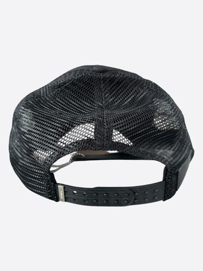 Amiri Black & White Stencil Logo Trucker Hat