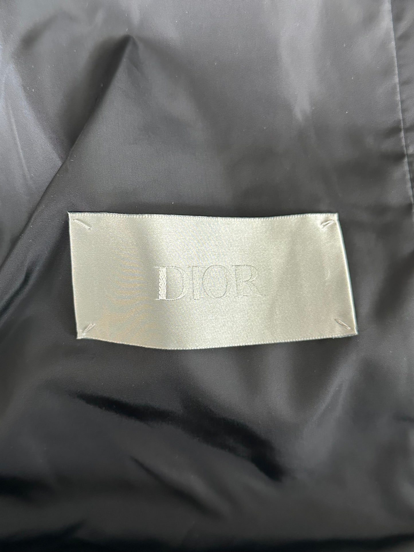 Dior Sea Green Oblique Puffer Jacket