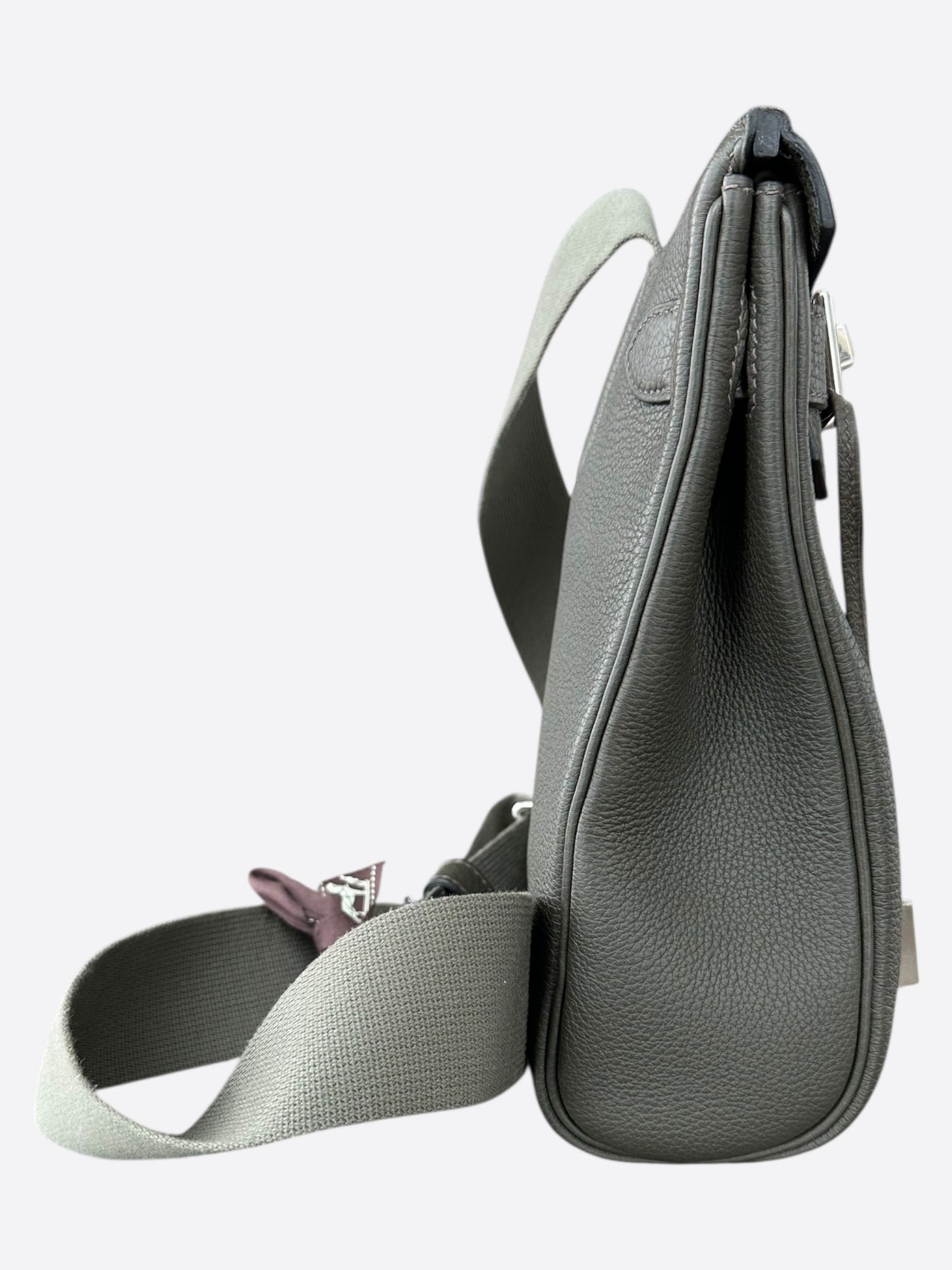 Hermes Olive HAC A Dos Crossbody Backpack