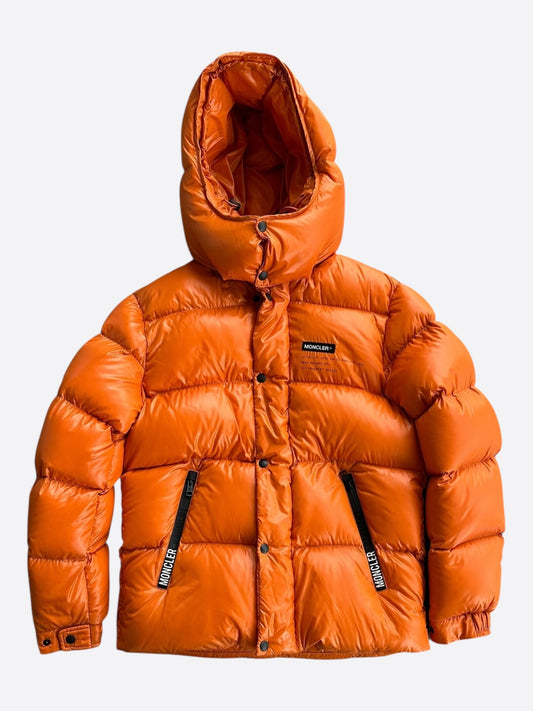 Moncler Fragment Orange & White Hanriot Men's Jacket