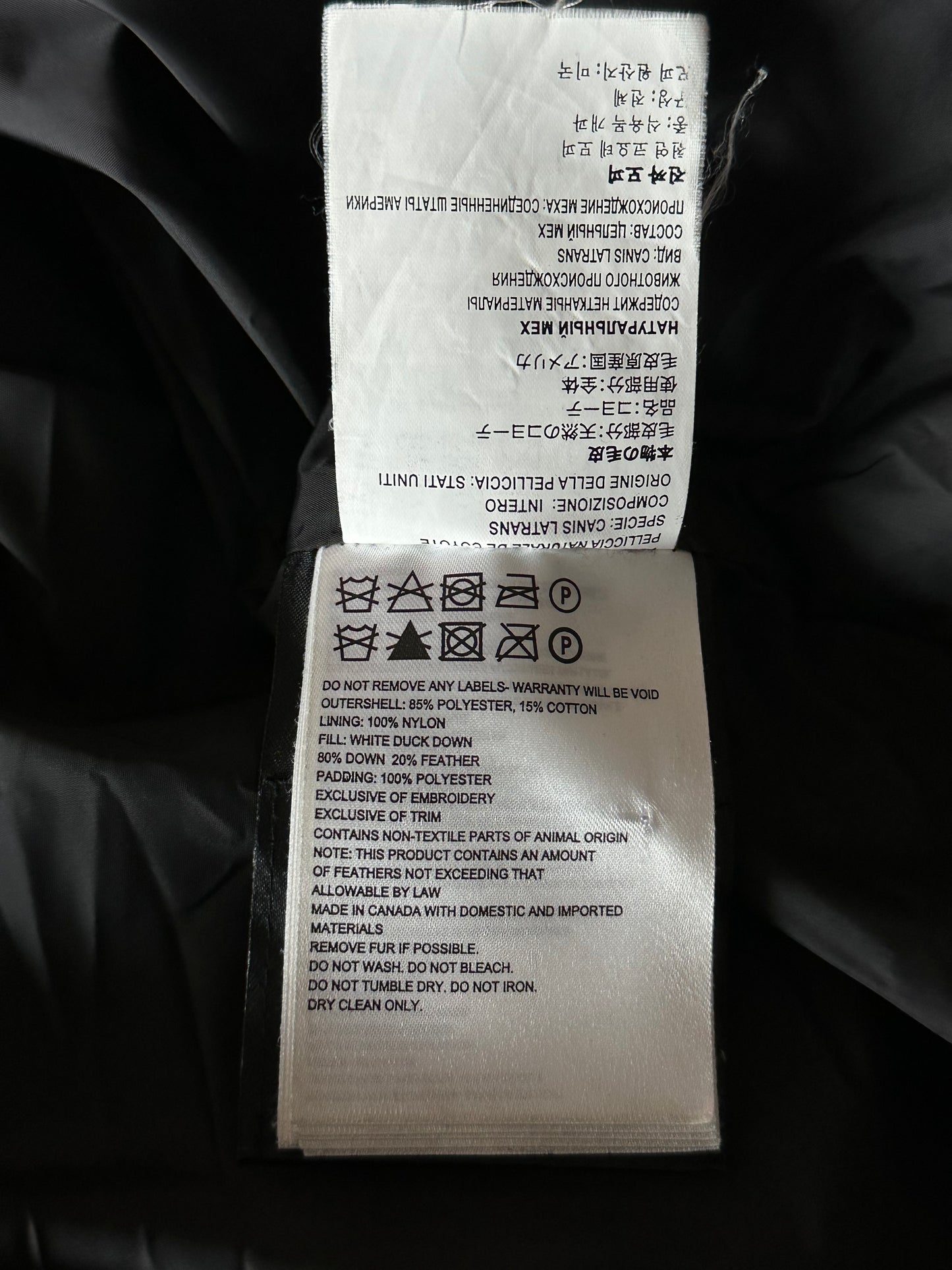 Canada Goose Black Carson Men's Jacket
