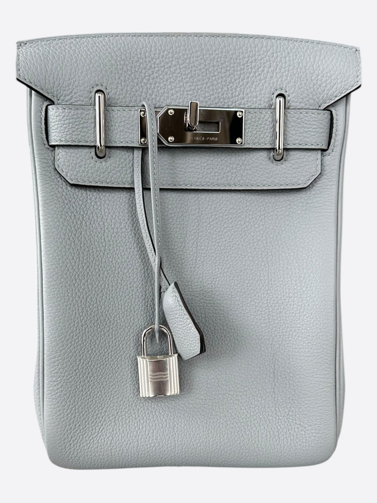 Hermes Bleu Ciel HAC A Dos Crossbody Backpack
