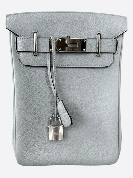 Hermes Bleu Ciel HAC A Dos Crossbody Backpack