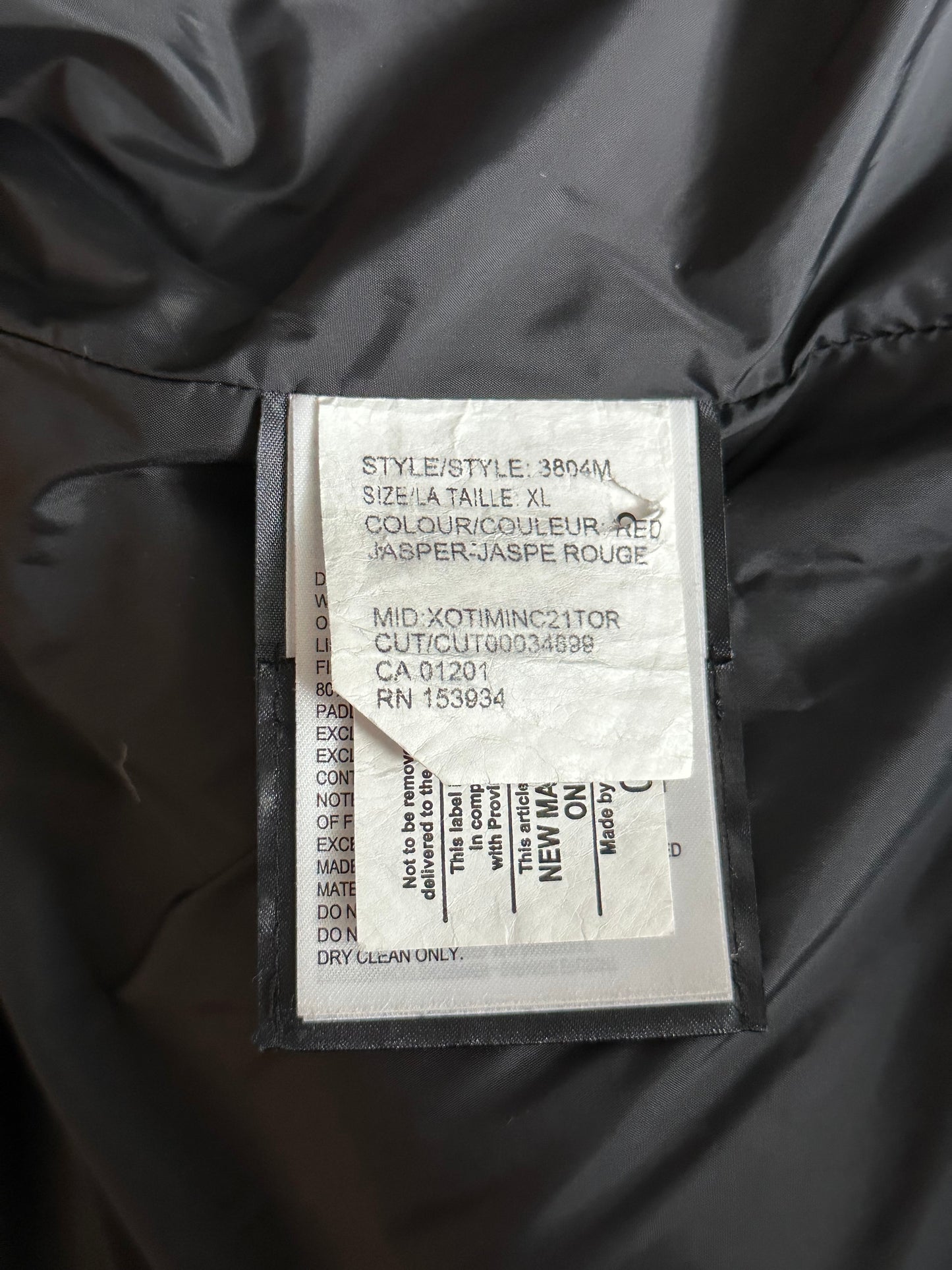 Canada Goose Red Macmillan Men's Jacket