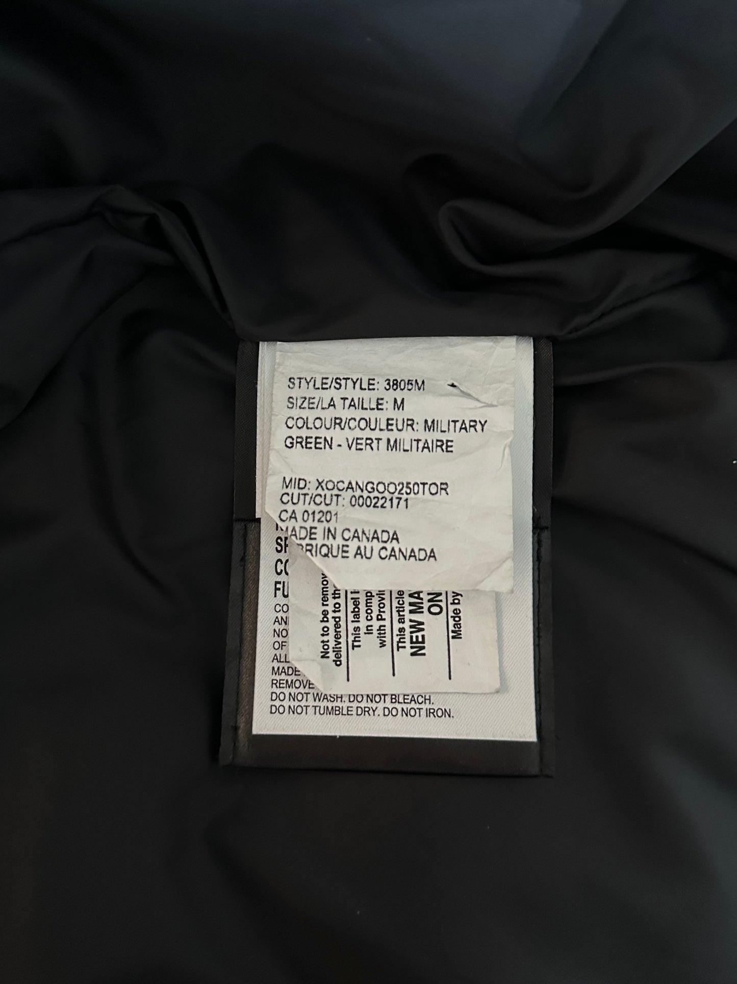 Canada Goose Military Green Carson Men's Jacket