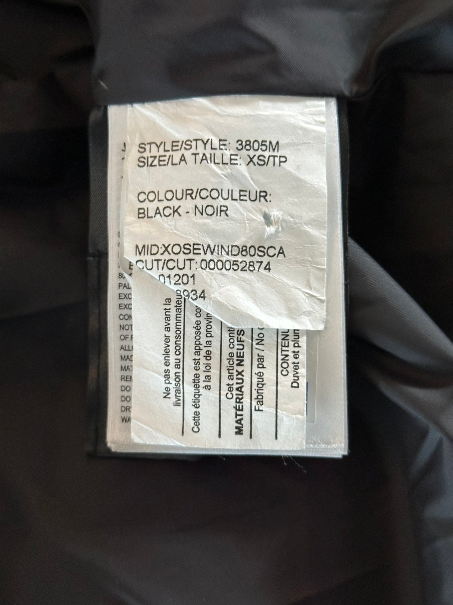 Canada Goose Black Carson Men's Jacket